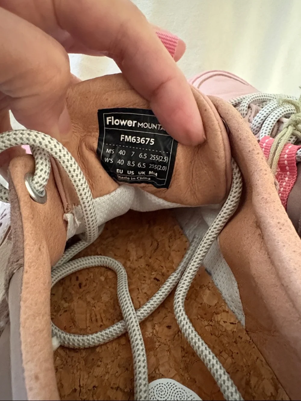 NWT Flower Mountain Yamano 3 Sneaker in Cipria Beige - Picture 11 of 16